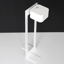 KaliSphera - Lampada LED da Tavolo - Bianco/Bianco Raggrinzato