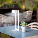KaliSphera - Lampada LED da Tavolo - Bianco/Bianco Raggrinzato