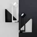 KaliSphera - Lampada LED da Tavolo - Bianco/Bianco Raggrinzato