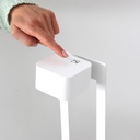 KaliSphera - Lampada LED da Tavolo - Bianco/Bianco Raggrinzato