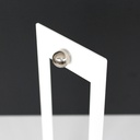 KaliSphera - Lampada LED da Tavolo - Bianco/Bianco Raggrinzato
