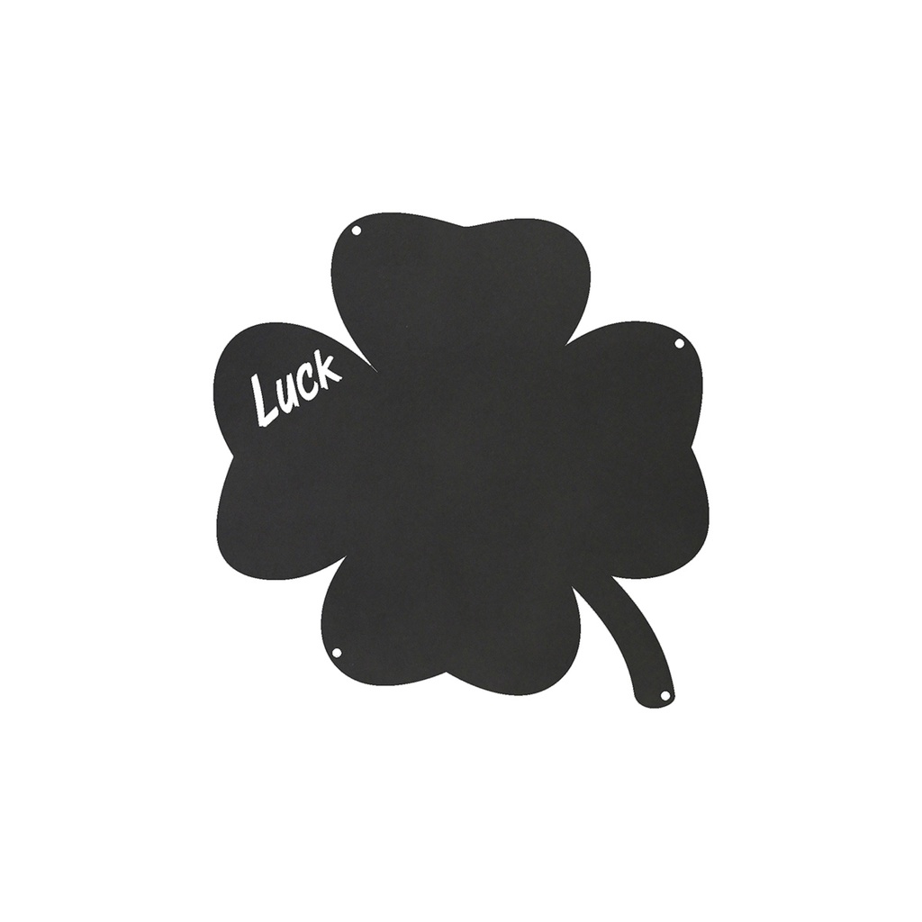 Four Leaf Clover - Charcoal Magnetic Chalkboard 33x33 cm