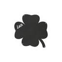 Four Leaf Clover - Charcoal Magnetic Chalkboard 33x33 cm