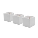 Set de 3 Cubes Magnétiques 6,5 cm