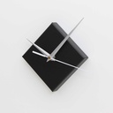 Kronos - Square Magnetic Clock / Matt Black