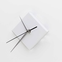 Kronos - Reloj Magnético Cuadrado / Blanco Mate