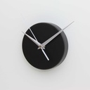 Kronos - Horloge Magnétique Ronde / Noir Mat