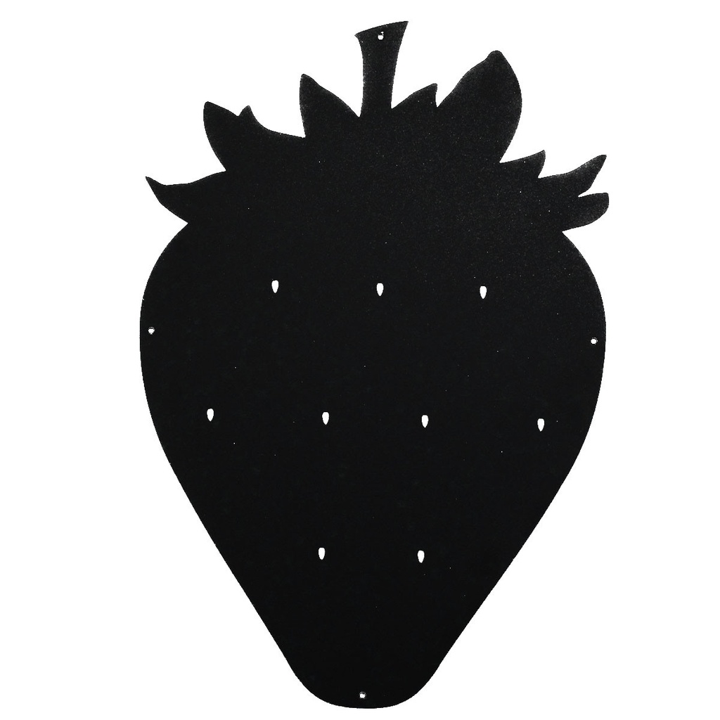 Fraise - Tableau Magnétique Anthracite 56x38 cm