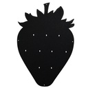 Strawberry - Charcoal Magnetic Chalkboard 56x38 cm