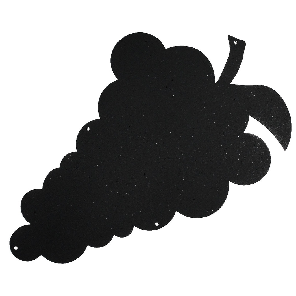 Grape - Charcoal Magnetic Chalkboard 56x37 cm