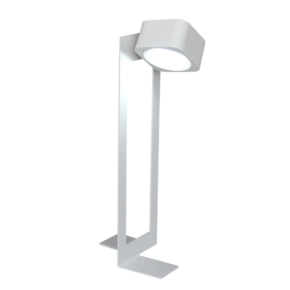 KaliSphera - Lampada LED da Tavolo - Bianco/Bianco Raggrinzato