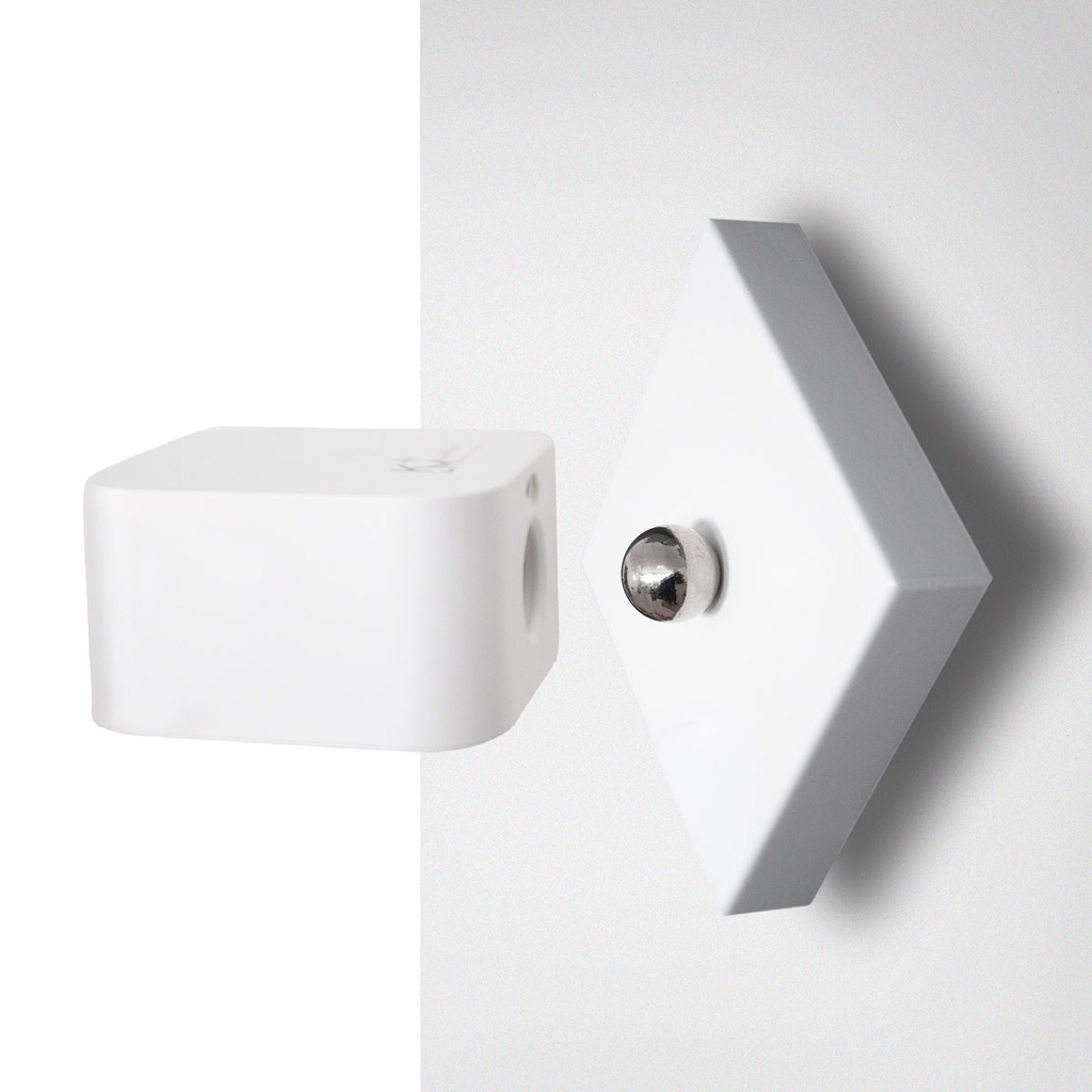KaliSphera - Lampada LED con Supporto Magnetico Quadrato (Bianco)
