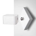 KaliSphera - LED-Lampe mit Quadratischer Magnethalterung (Weiß)