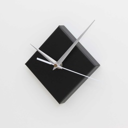 [60100-103-100] Kronos - Magnetische Uhr Quadratisch / Schwarz Matt